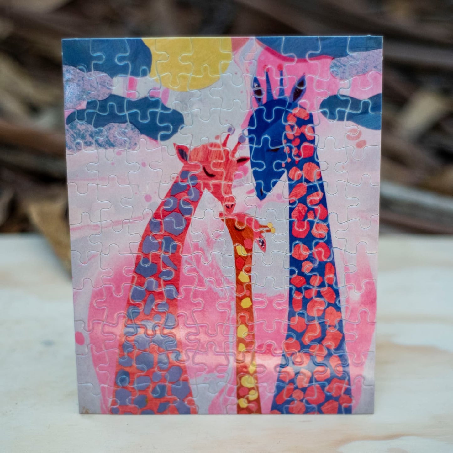 Rompecabezas "Jirafas"