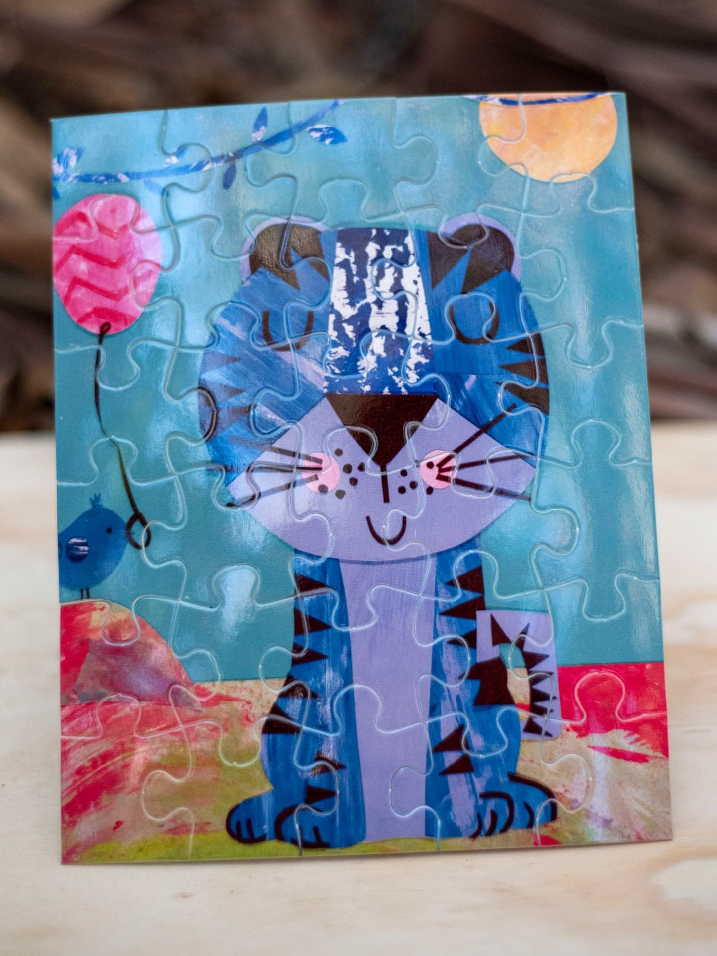 Rompecabezas "Tigre Azul"