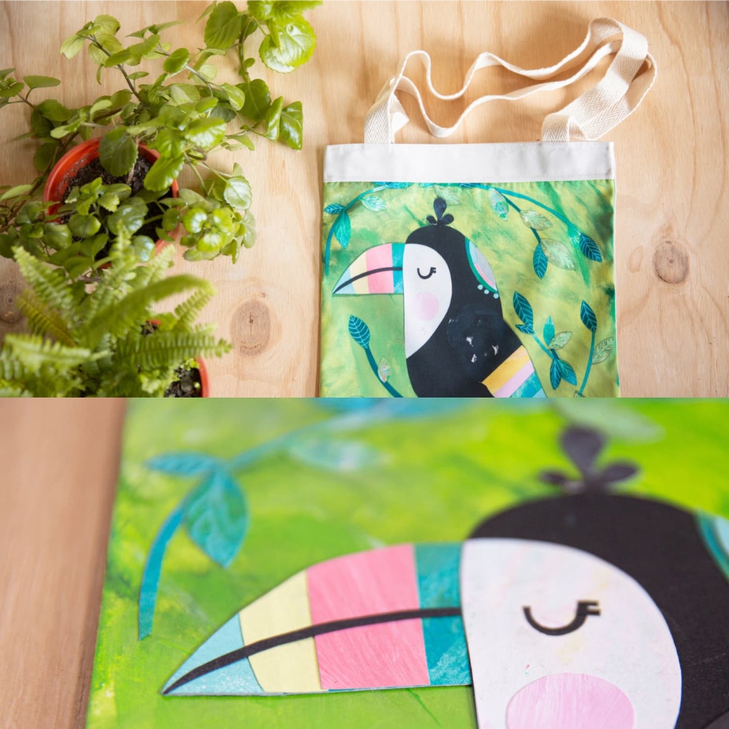 Tote bags artísticas hechas a mano