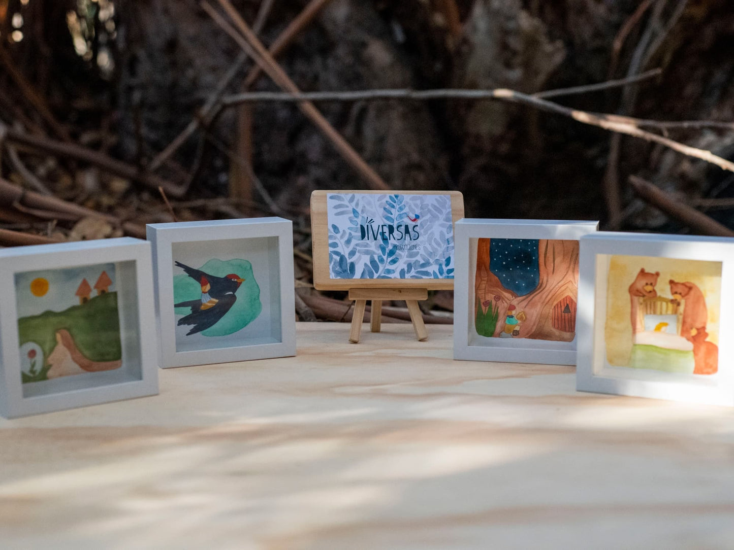 Minicuadritos "Cuentos y Naturaleza"