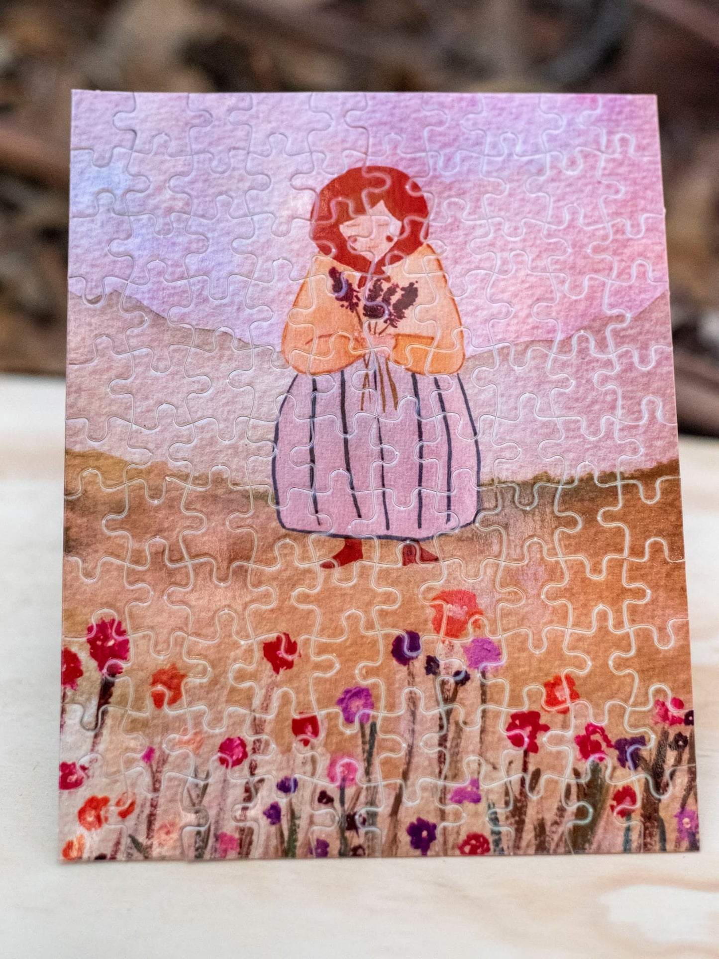 Rompecabezas "Mamá de las Flores"