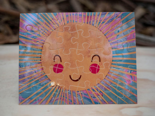 Rompecabezas "Sol Multicolor"