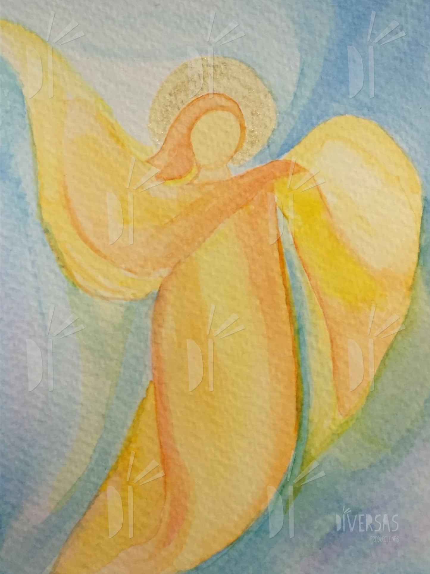 Colección de 30 postales con ambientes mágicos en acuarela