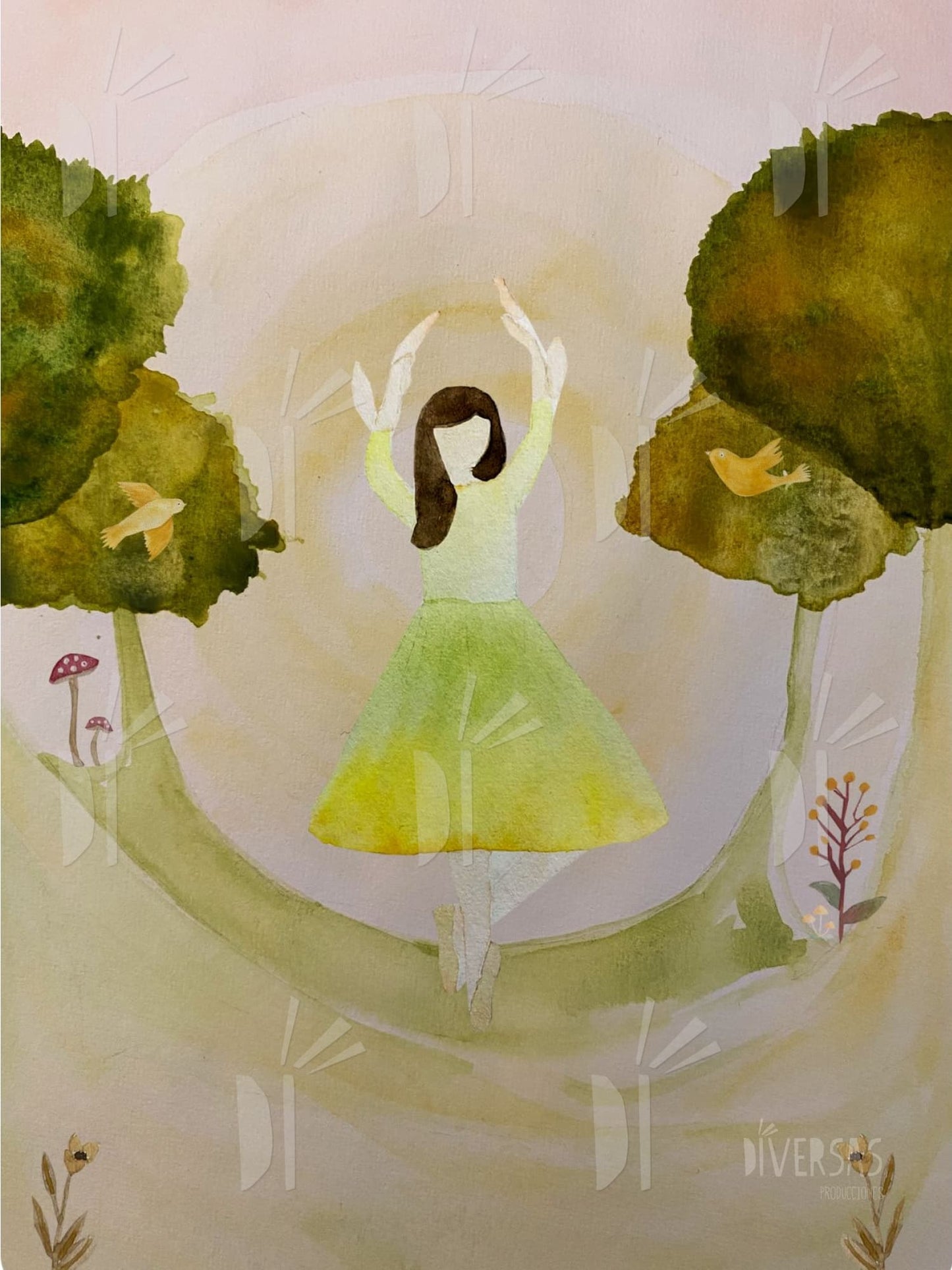 Prints de acuarelas para enmarcar